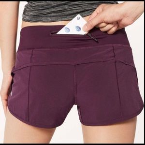 Lululemon Run Times 4” Shorts Dark Adobe